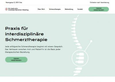 Praxis für interdisziplinäre Schmerztherapie - Dr. med. univ. Andreas Sandner- Kiesling