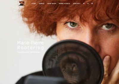 Marie-Pierre Rootering, Französische Profi-Sprecherin